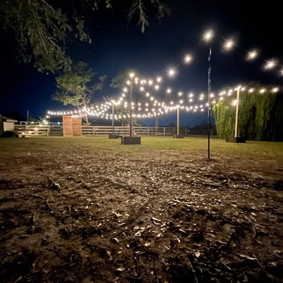 NEW Outdoor String Lights - Connectable Dimmable LED Patio String Lights - Picture 3 of 10